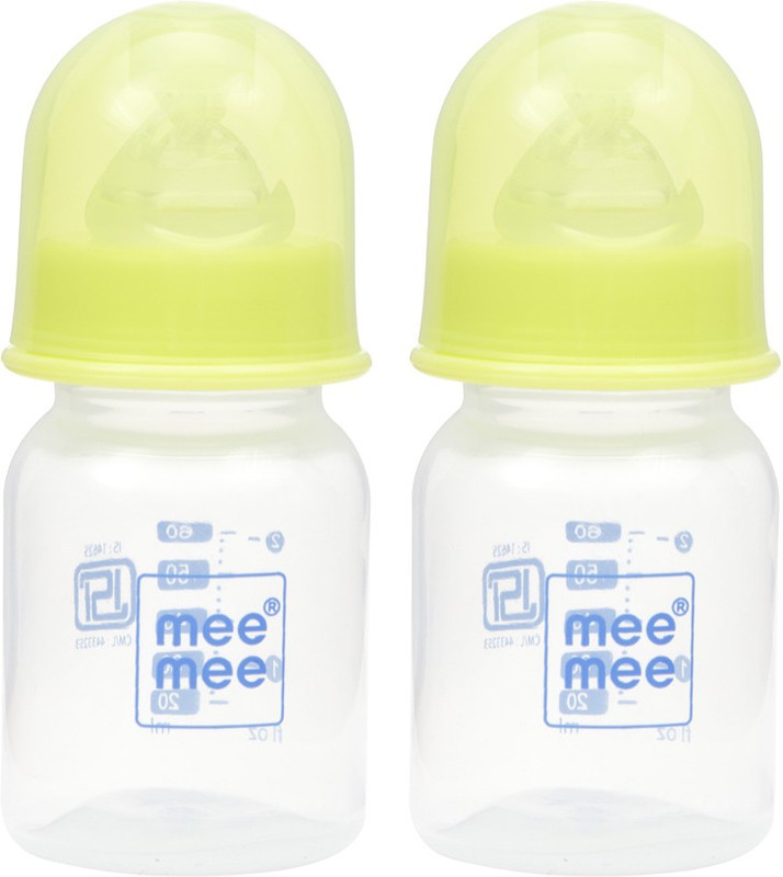 MeeMee Premium Baby Feeding Bottle_Green-60 ml - 60 ml(Multicolor)