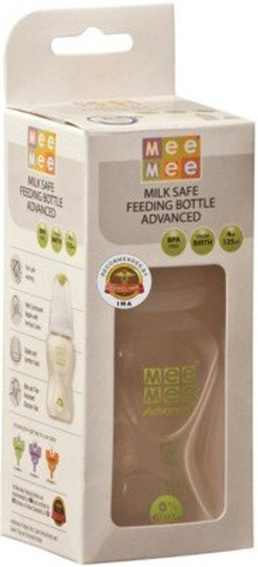 MeeMee Milk Safe Feeding Bottle Advanced MM-FP14 - 125 ml(Green)