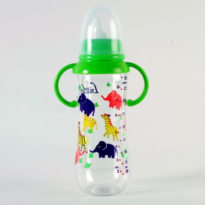 Littles Royal Maxi Feeding Bottle - 250 ml(Green)
