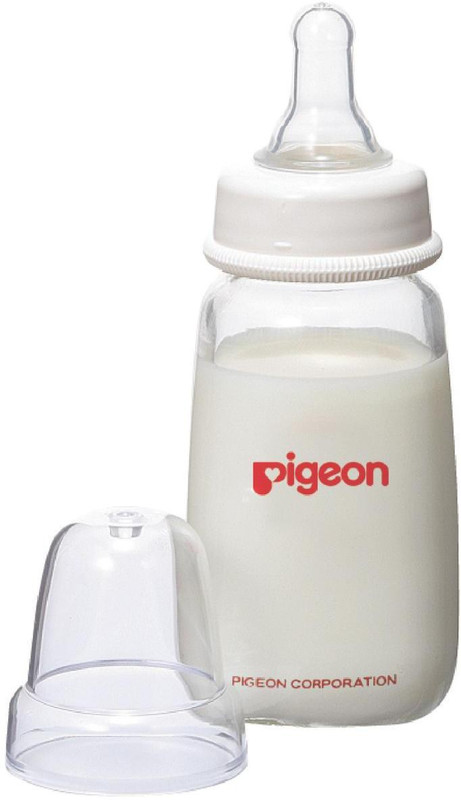 Pigeon Glass Nurser kg-4-120ml/4Oz - 120 ml(White)