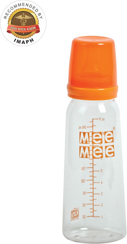 MeeMee PREMIUM FEEDING BOTTLE� - 250 ml(Orange)