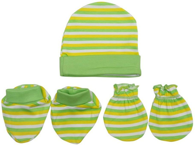 Morisons Baby Dreams Cap mitten and Bootees(Green)