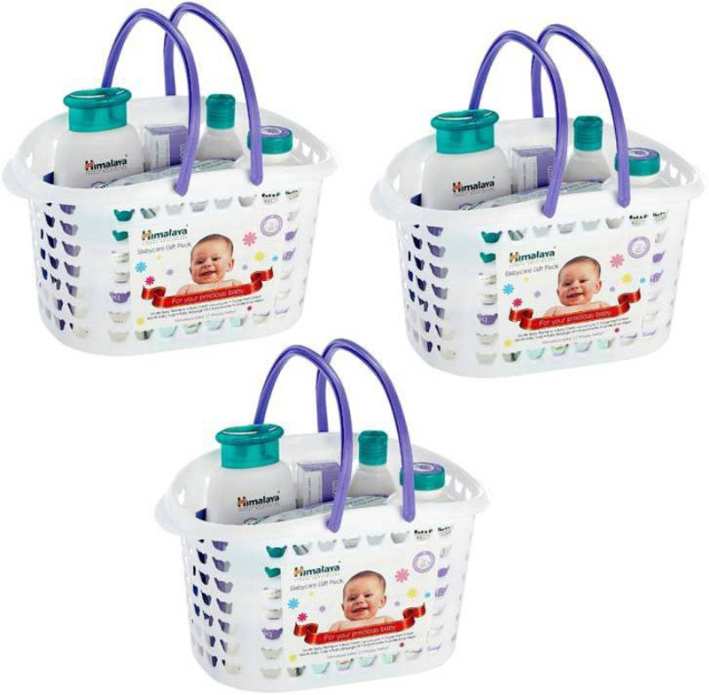 Himalaya New Herbals Babycare Gift Basket Combo (White)(White)