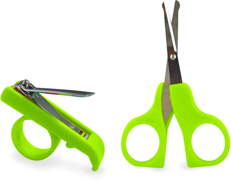 Littles Nail Clipper & Scissor Set(Green)