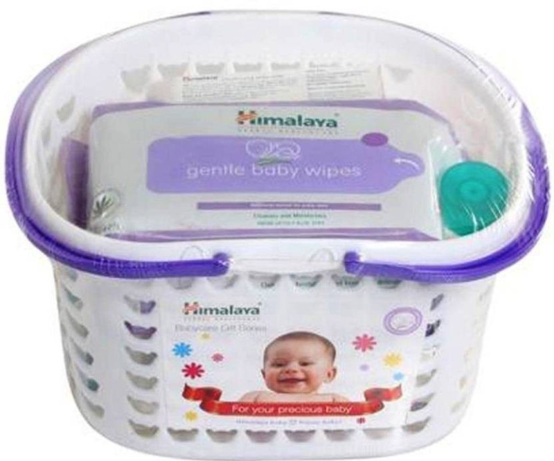Himalaya Baby Care Combo Gift Basket(White)