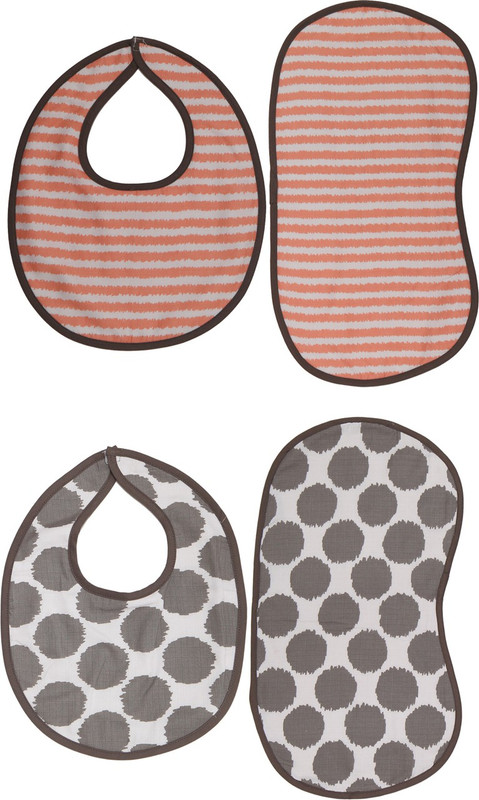 Bacati Bibs/Burpies(Grey)