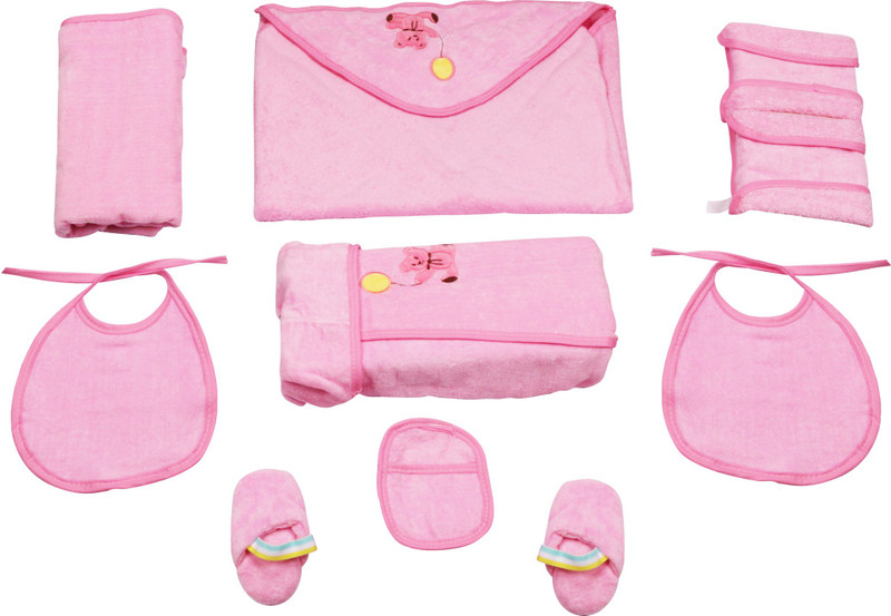 Belle Maison Baby Bath Robe Set (9Pcs.) 18-24 Month(Blue)