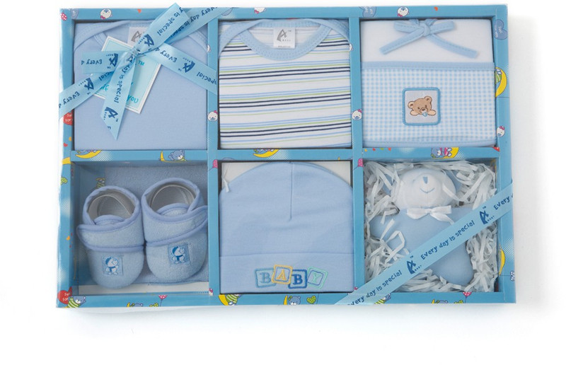 Stuff Jam Advance Baby 7 Piece Gift Set(Blue)(Blue)