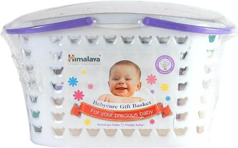 Himalaya Babycare Gift Basket(White)