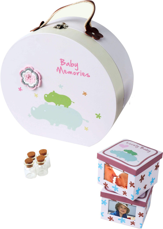 Gifthing Zoo Hippo Round Hamper(Blue)