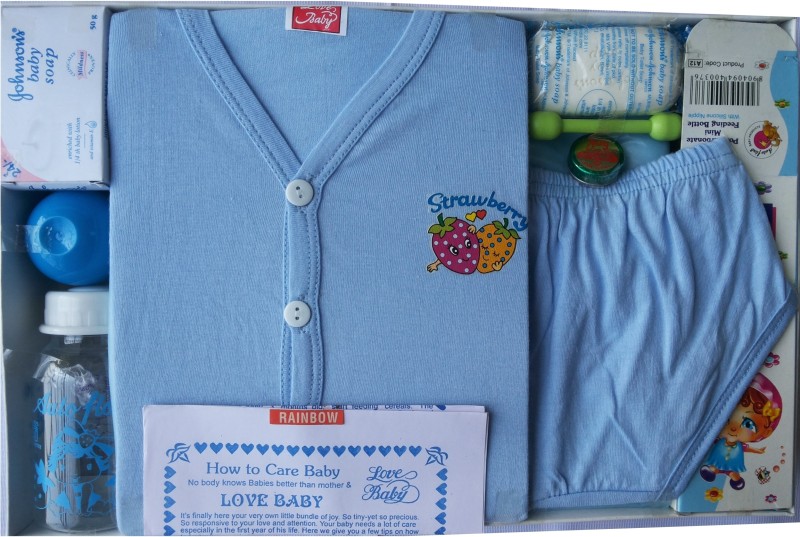 Love Baby Baby Care Combo(Blue)