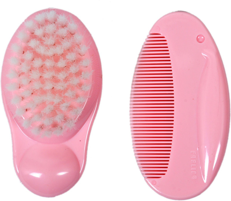 Farlin Baby Comb and Brush Set(White)