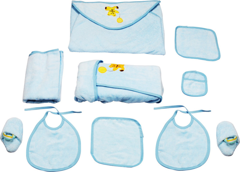 Belle Maison Baby Bath Robe Set (9Pcs.) 18-24 Month(Pink)