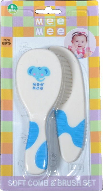 MeeMee Brush & Comb Set(Blue)