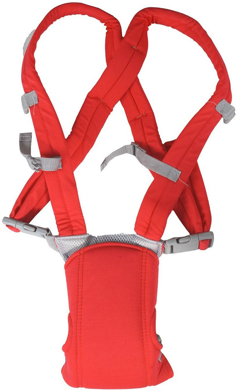 Pretty Krafts Support Baby Carrier(Red, Front carry facing out)