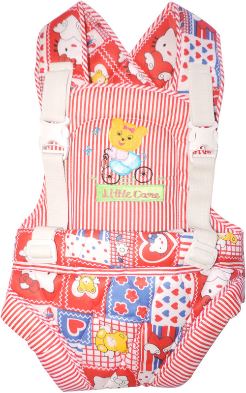 Ole Baby Durable Embroidery Kangaroo Printed Two Way Baby Carrier(Multicolor)
