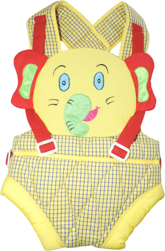 Ole Baby Large Kangaroo Checks Print Two Way Baby Carrier(Multicolor)