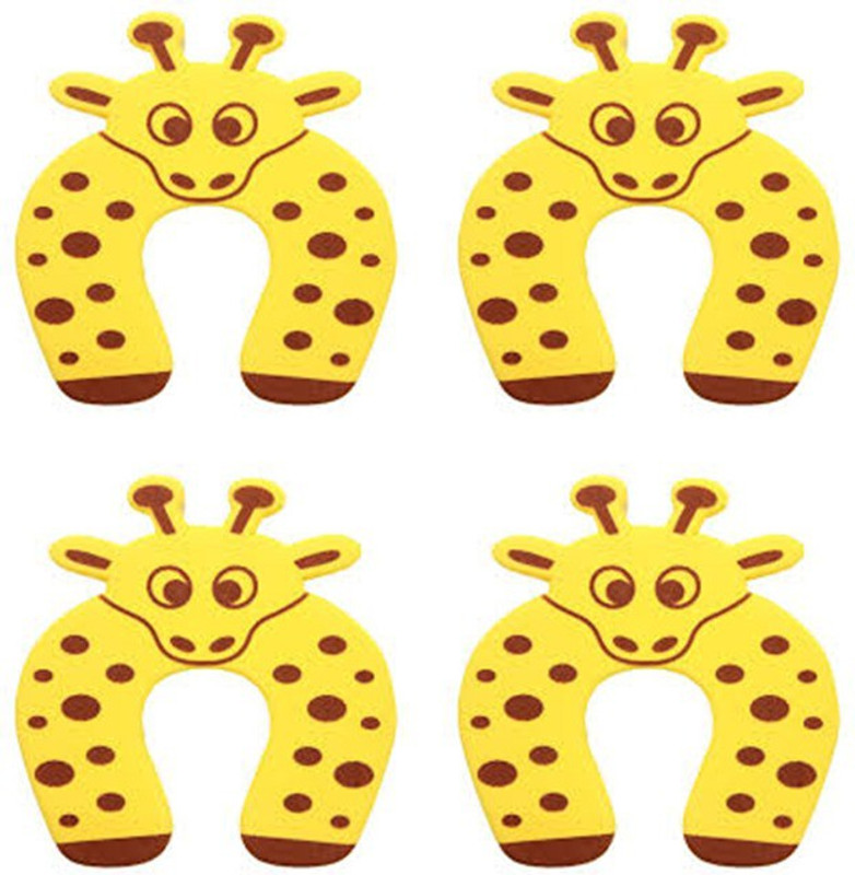 Kid Shield Child Door Stopper(Yellow)