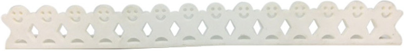 Safe-O-Kid Unique, Human Chain Design 8 Edge Guards (1.5*18.8 cm) with 8 Corner Caps(White)