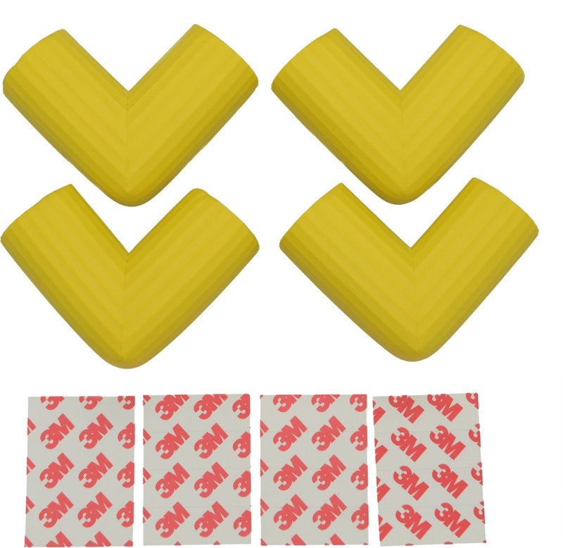 Lifestyle-You 4 Pcs Child Safety Corner Guard Cushion(Yellow)