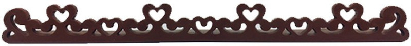 Safe-O-Kid Unique, Heart Shape Designer 8 Edge Guards (1.5*19.5 cm) with 8 Corner Cushions(Brown)