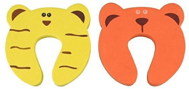 ARRA Baby Safety Door Stopper Protector Jammers Kids Infant 2 Pcs(Multicolor)