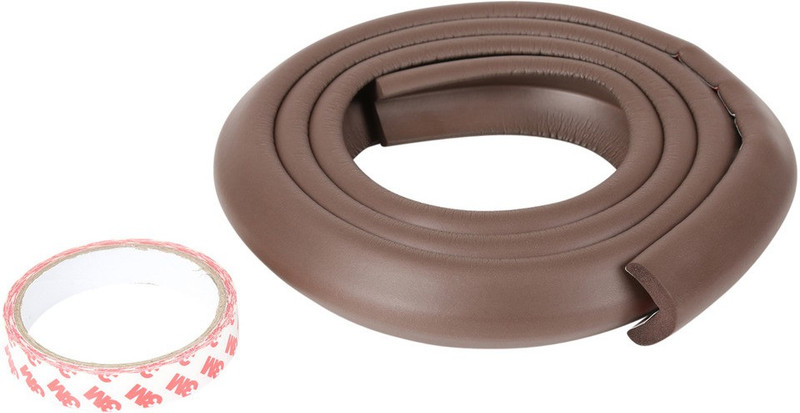 Safe-O-Kid Unique, High Density, 2 mtr long U - Shaped Edge Guard Strip(D.BROWN)