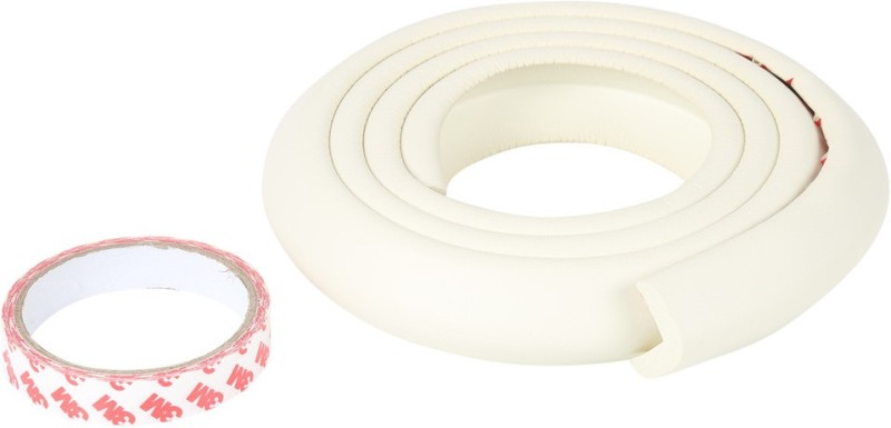 Safe-O-Kid Unique, High Density, 2 mtr long U - Shaped 2 Edge Guard Strips(Cream)