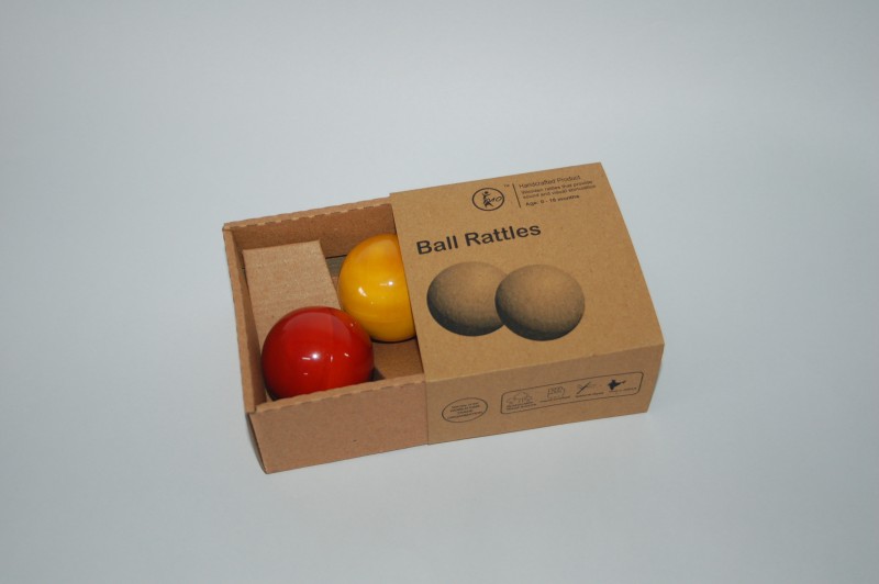 Maya Organic Rattle Rattle(Ball Rattle)