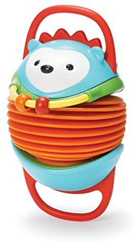 Skip Hop Explore and More Accordion Toy, Hedgehog Rattle(Multicolor)
