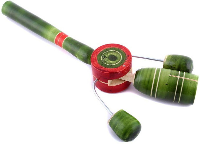 Woodde Wooden Tic Toc Toy Rattle(Multicolor)