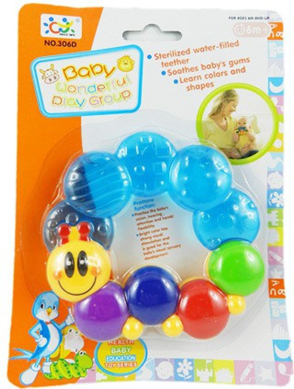 SUPERVISION Rattle Teether With Water Fill Rattle(Multicolor)