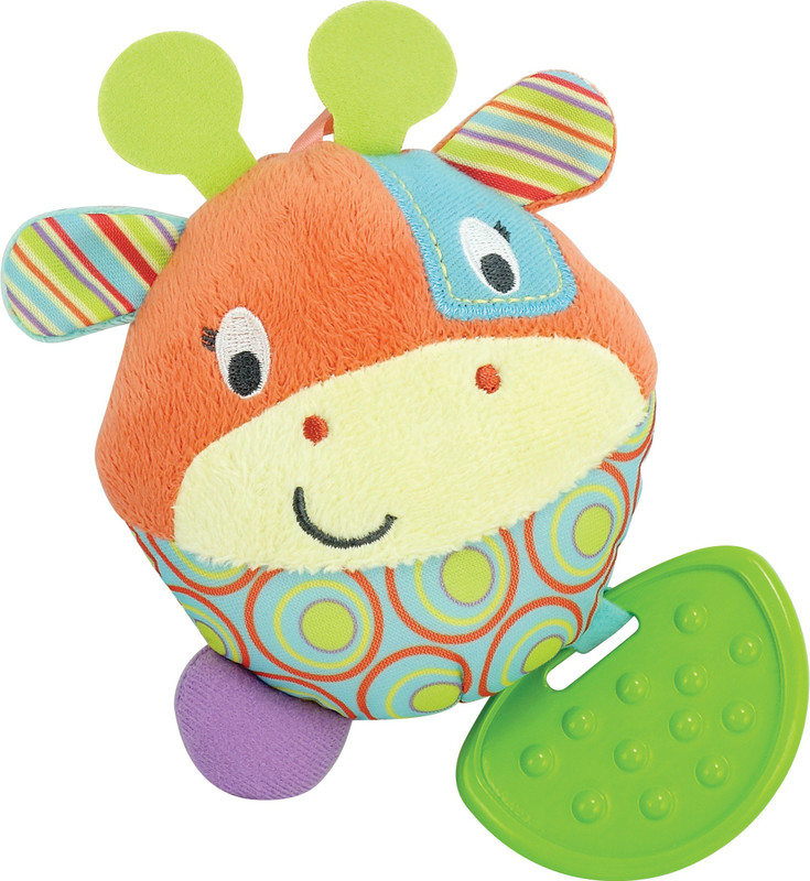 Winfun Little Pals Patch the Giraffe Hand Rattle(Multicolor)