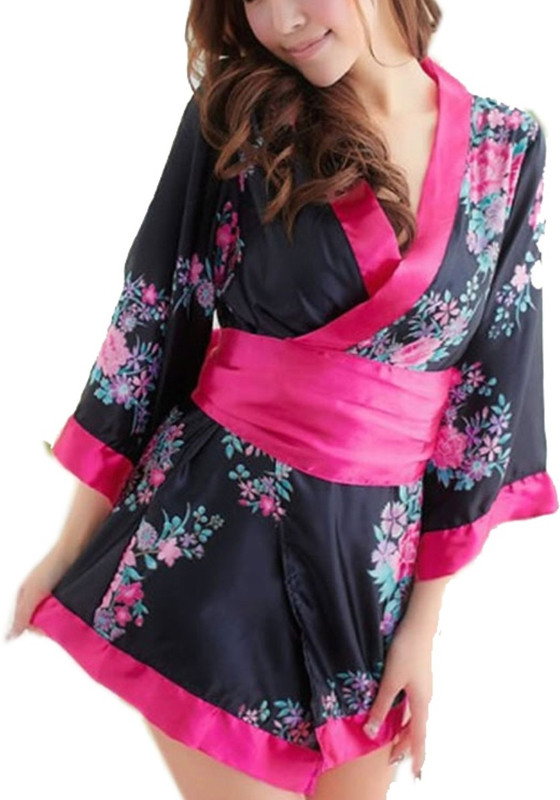 KamX Printed, Self Design, Floral Print Babydoll