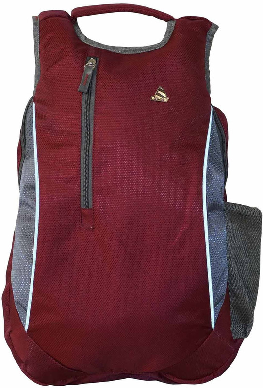 Clubb College 5 L Medium Backpack(Maroon, Grey) Clubb College 5 L Medium Backpack(Maroon, Grey)