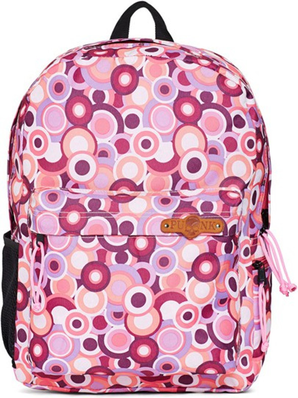 PUNK PINK ROUND 2 L Laptop Backpack(Multicolor) PUNK PINK ROUND 2 L Laptop Backpack(Multicolor)