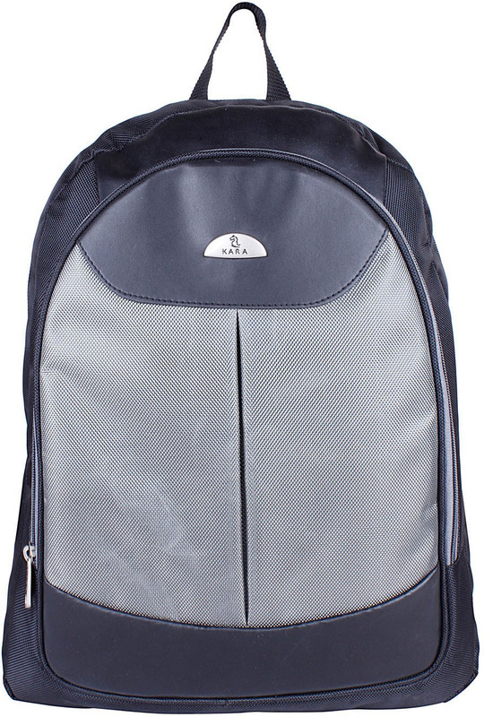 Kara 8258 Black And Grey 4 L Backpack(Black, Grey) Kara 8258 Black And Grey 4 L Backpack(Black, Grey)