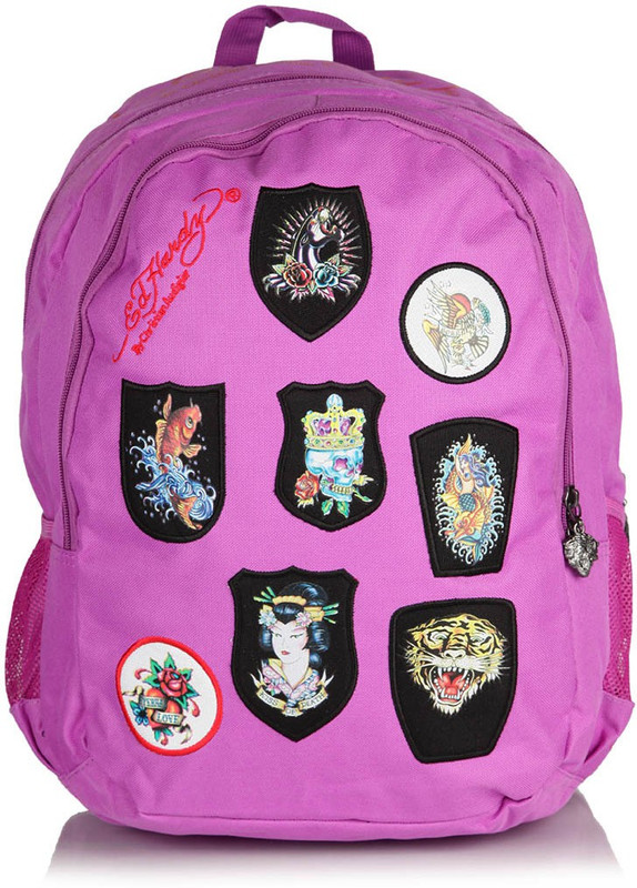 Ed Hardy B1JOSPTC Backpack(Purple, 12 inch)