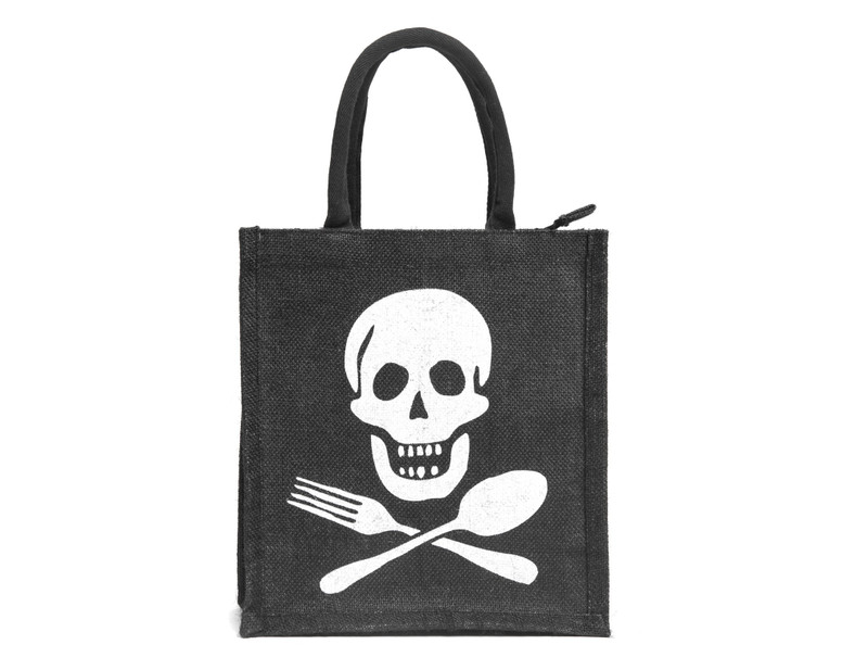 wmm craft SKL001 Waterproof Lunch Bag(balck, 4 L)