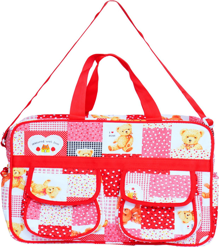 zasmina mother baby bag (Primary 1st-4th Std) School Bag(Red, 15 inch)