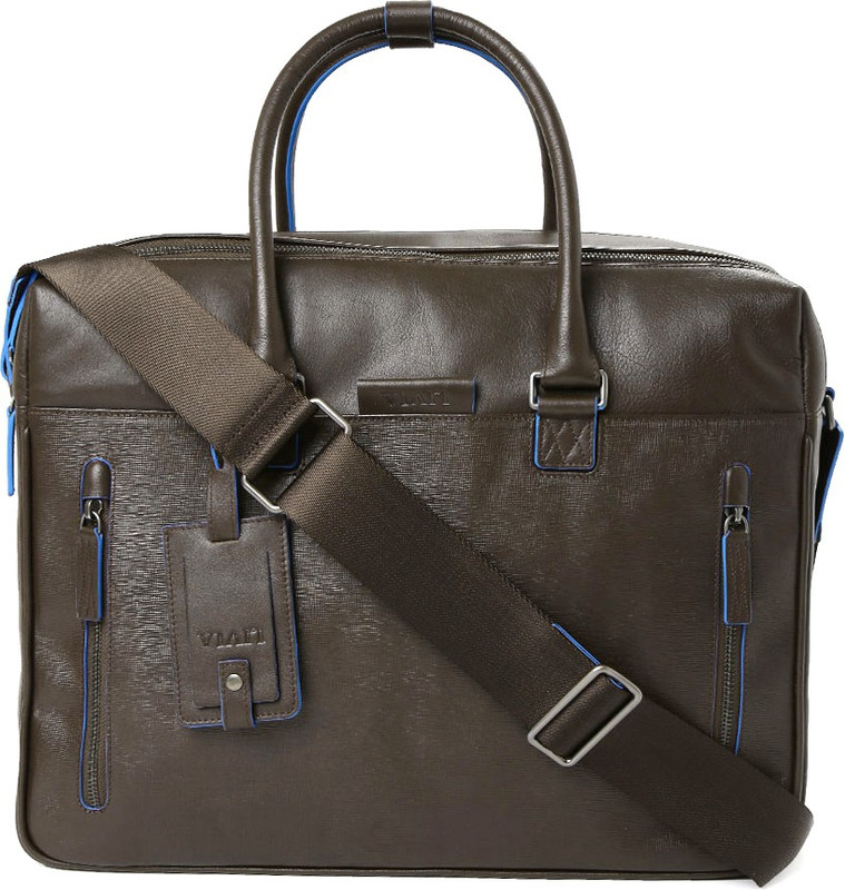 Viari Torino Marco Bag Weekender(Brown, 15 inch)