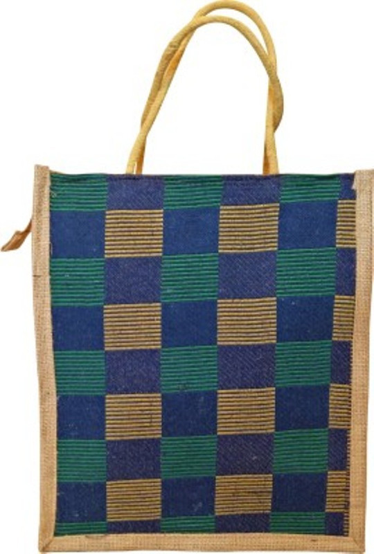 Disha Enterprises Jute Carry Multipurpose Bag(Multicolor, 7 L)