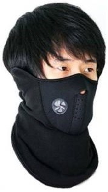 STARMAC Black Bike Face Mask for Men & Women(Size: Free, Balaclava)