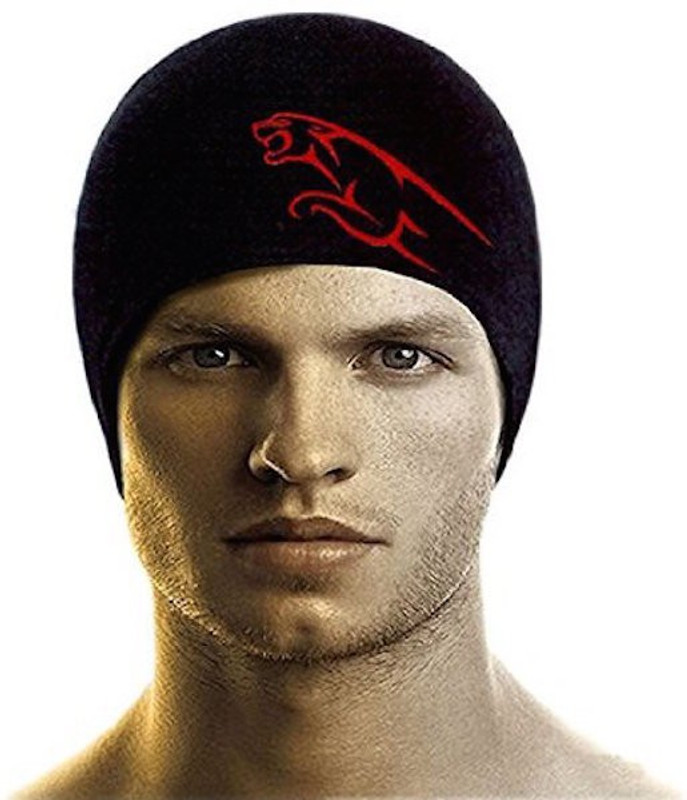 FloMaster Black Helmet Skull Cap for Boys(Size: Free, Balaclava)