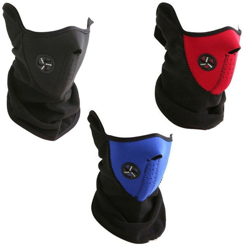 SHIONG Multicolor Bike Face Mask for Boys(Size: L, Balaclava)