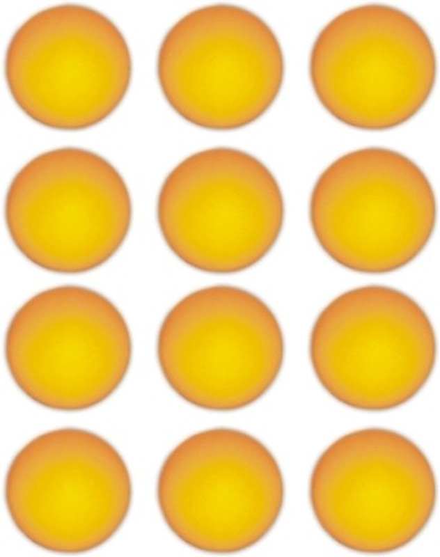 KK Konex Table Tennis Table Tennis Ball(Standard, Pack of 12, Orange)