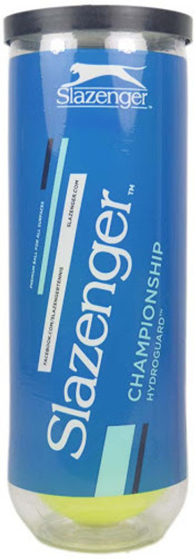 SLAZENGER Championship Hydroguard 24 Cans Tennis Ball(Standard, Pack of 24, Green)