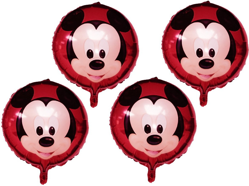 Ziggle Printed FL2379 Balloon(Multicolor, Pack of 4)