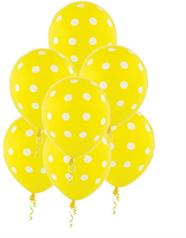 Tiger Printed 50153 Balloon(Yellow, Pack of 30)