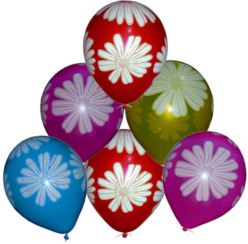 Tiger Printed 50072 Balloon(Multicolor, Pack of 30)